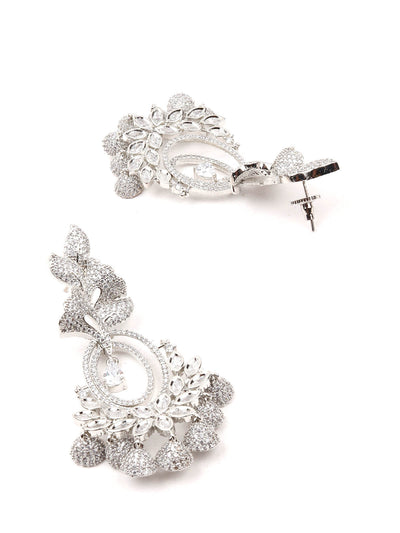 Odette Women Silver Drop Earrings