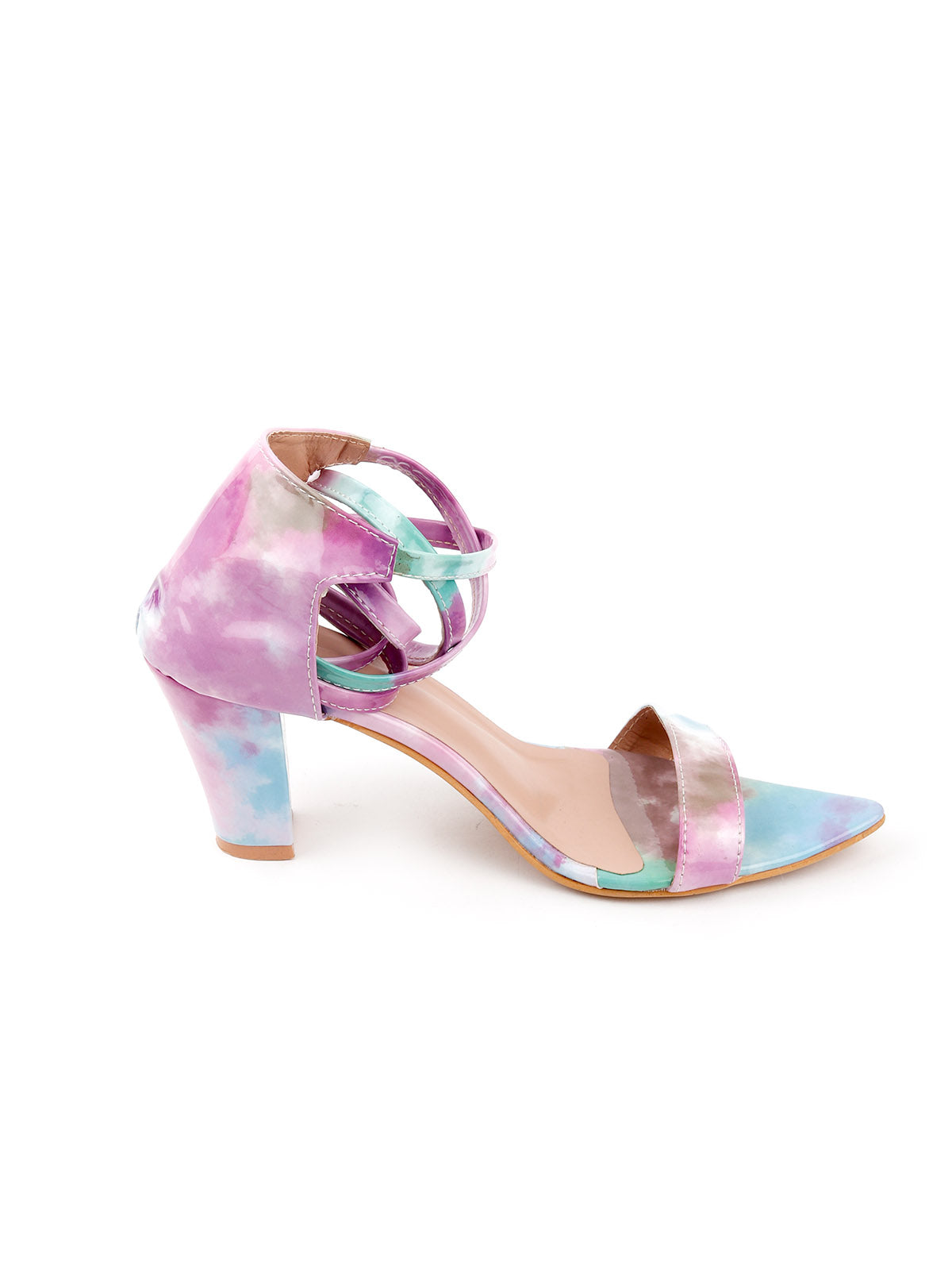 Odette Women Multicolored Block Heel Sandals