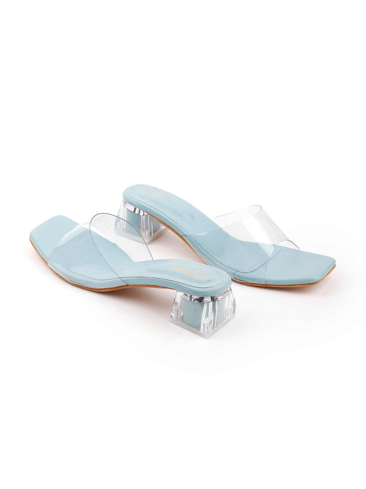 Blue square best sale toe sandals