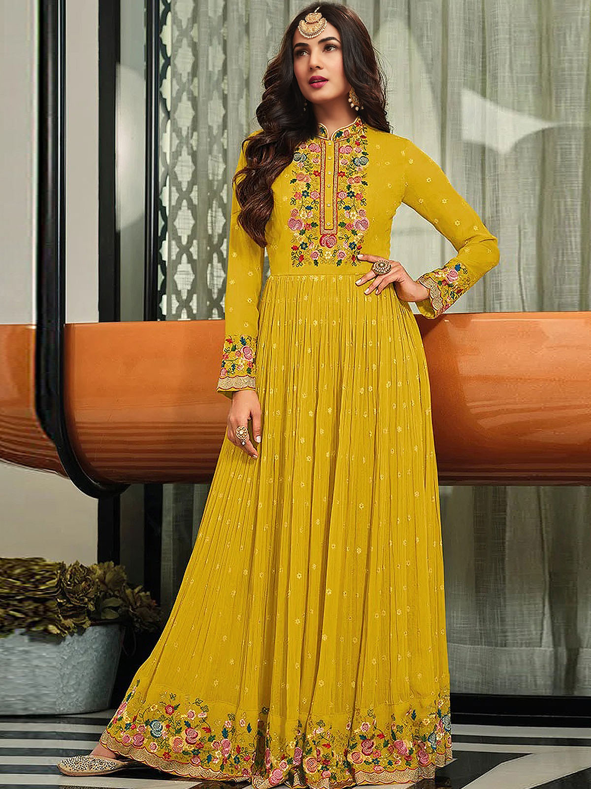 Adorning Yellow Color Designer Party Wear Salwar Suits – TheDesignerSaree