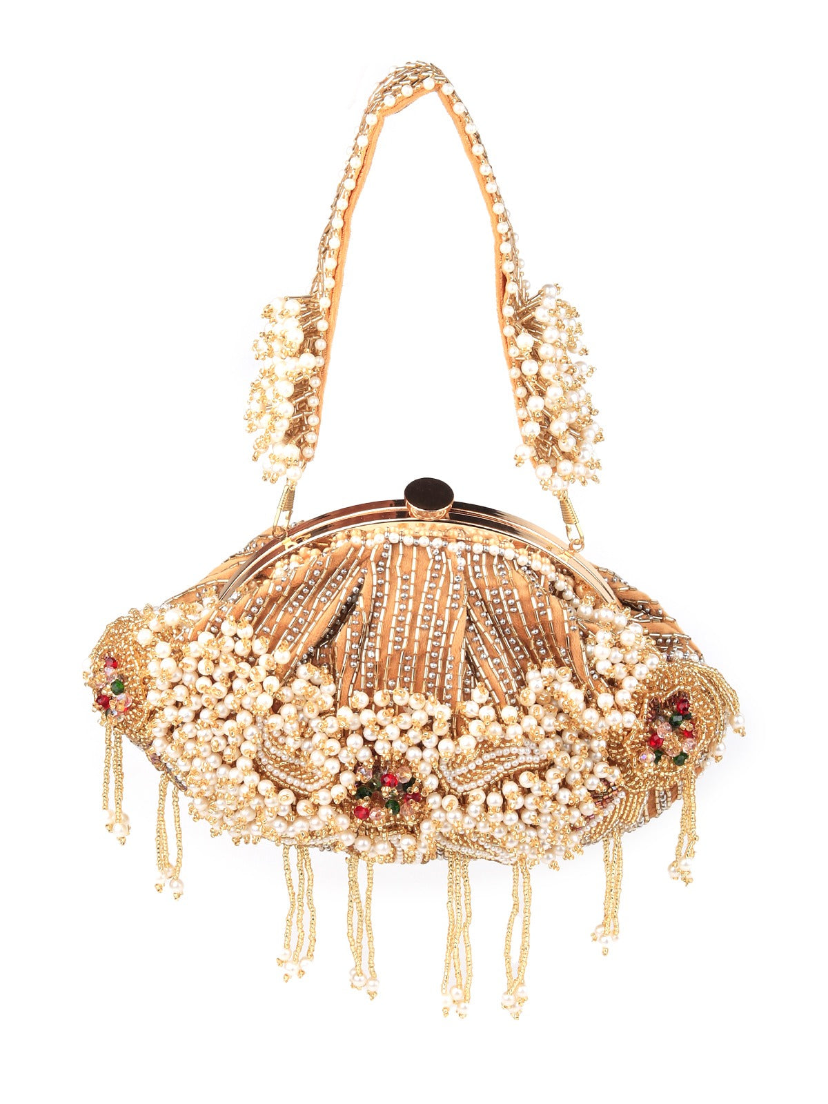 Vintage 70s Gold Floral Clasp Evening Bag – Total Recall Vintage