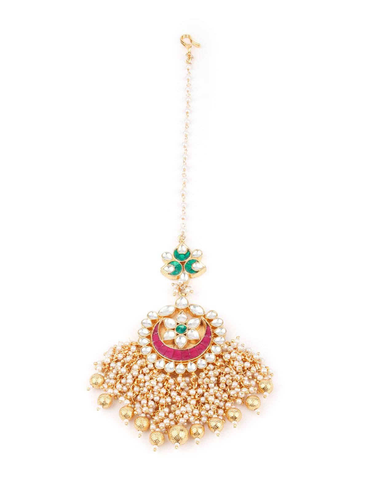 Odette Women Cluster Beads White Jewelry Set