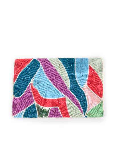 Multicolored Beaded Patterns Sling bag