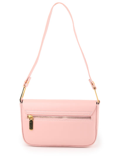 Pink Solid Party Clutch