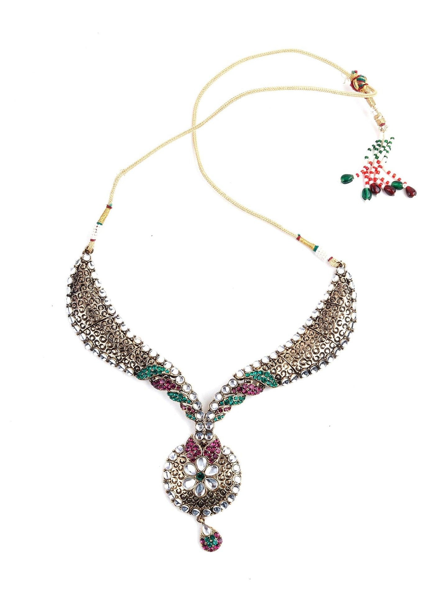 Antique Kundan Necklace - Odette