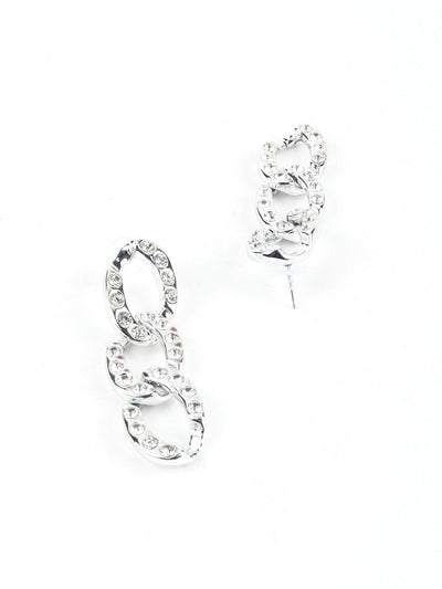 Arinya Metallic Dangle Earrings - Odette