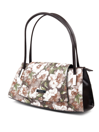 Odette Women Multicolored Floral Printed Hand Bag