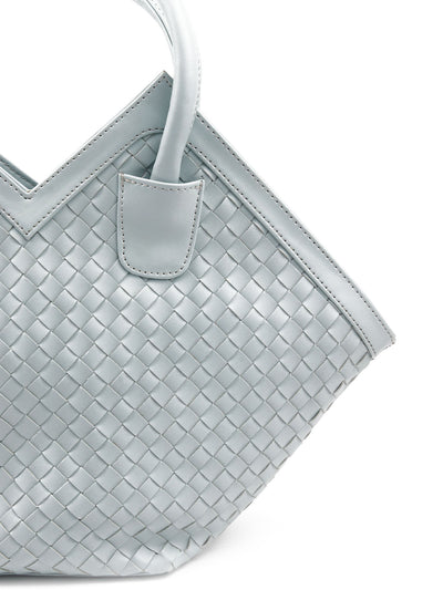 Odette Women Grey Patterned Hand Bag