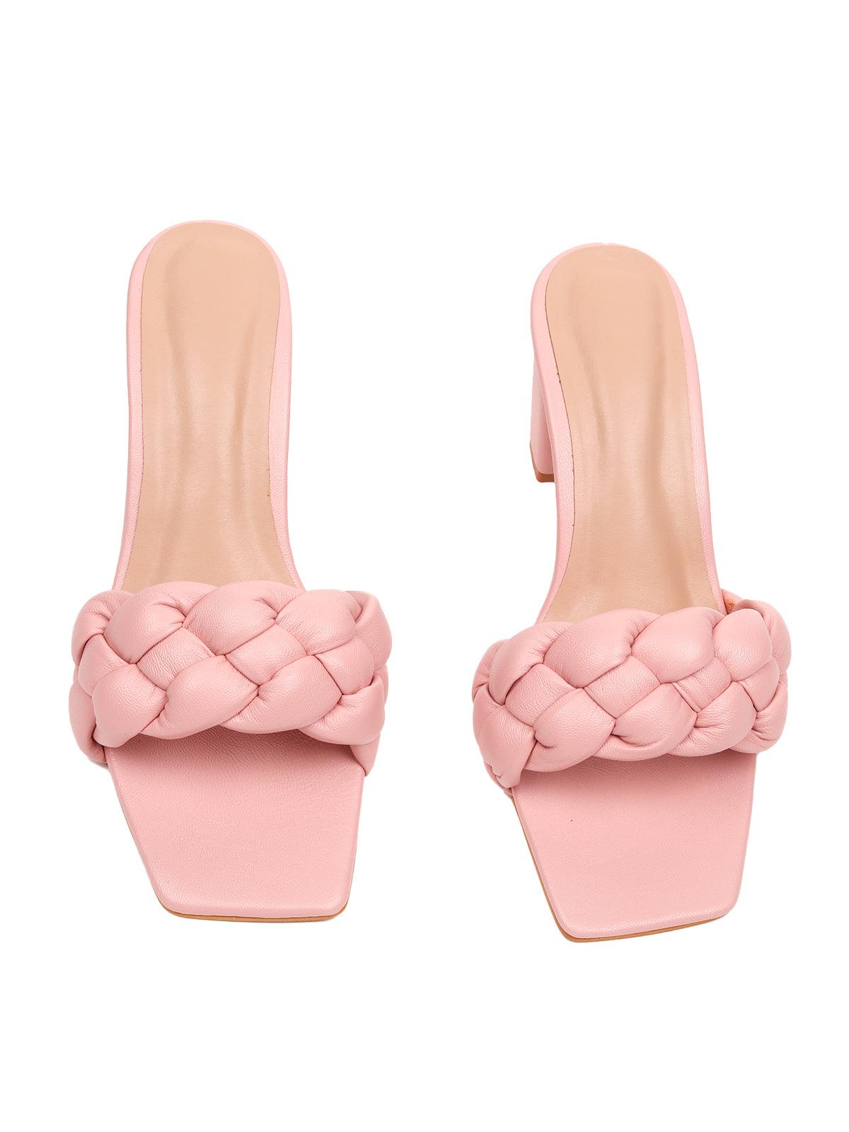 Square open toe outlet mules