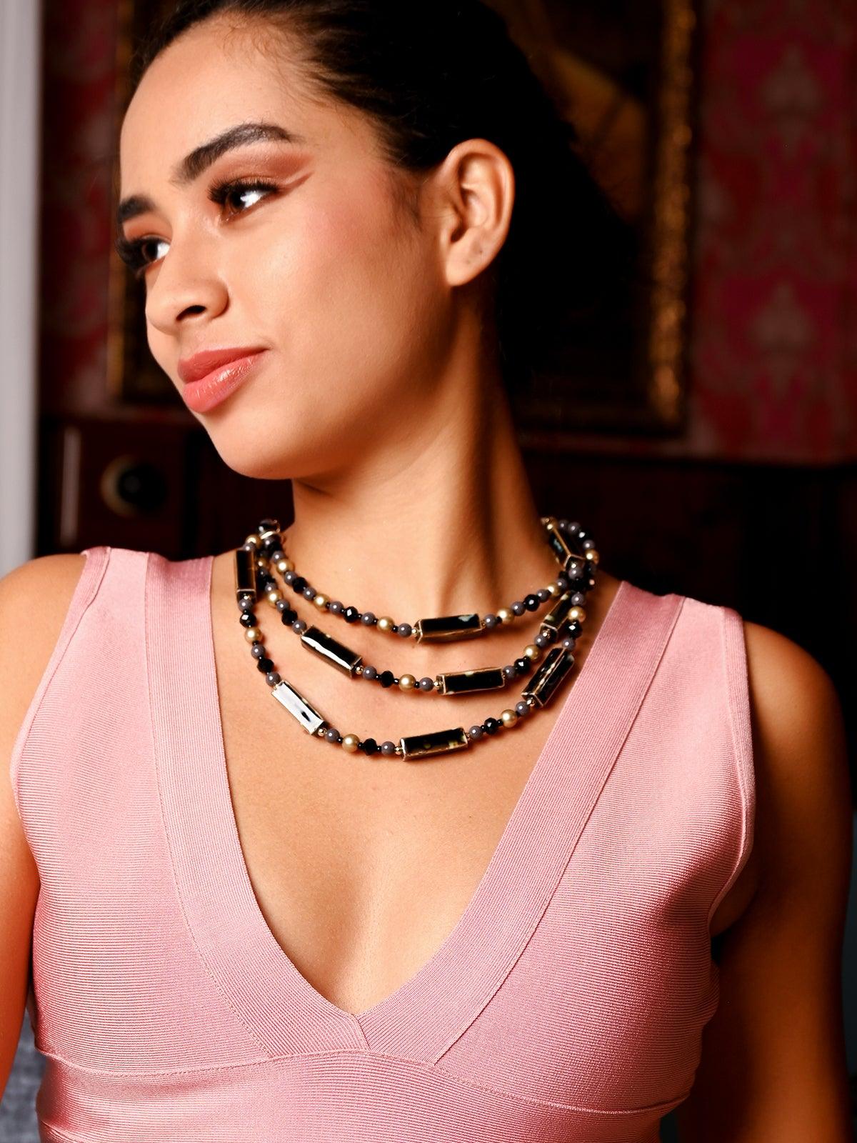 Beaded Necklace | Black Caviar | LAGOS Jewelry