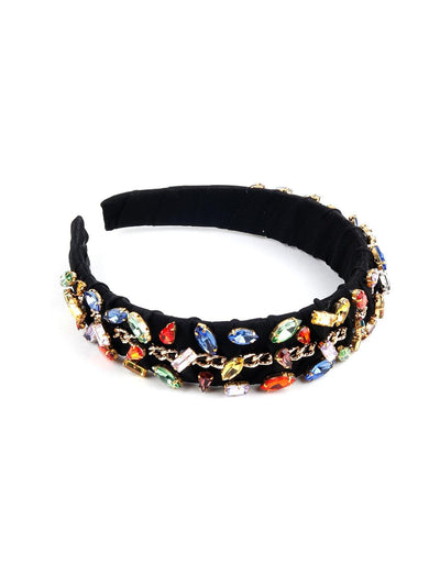 Black Band Multi Colour Beads - Odette