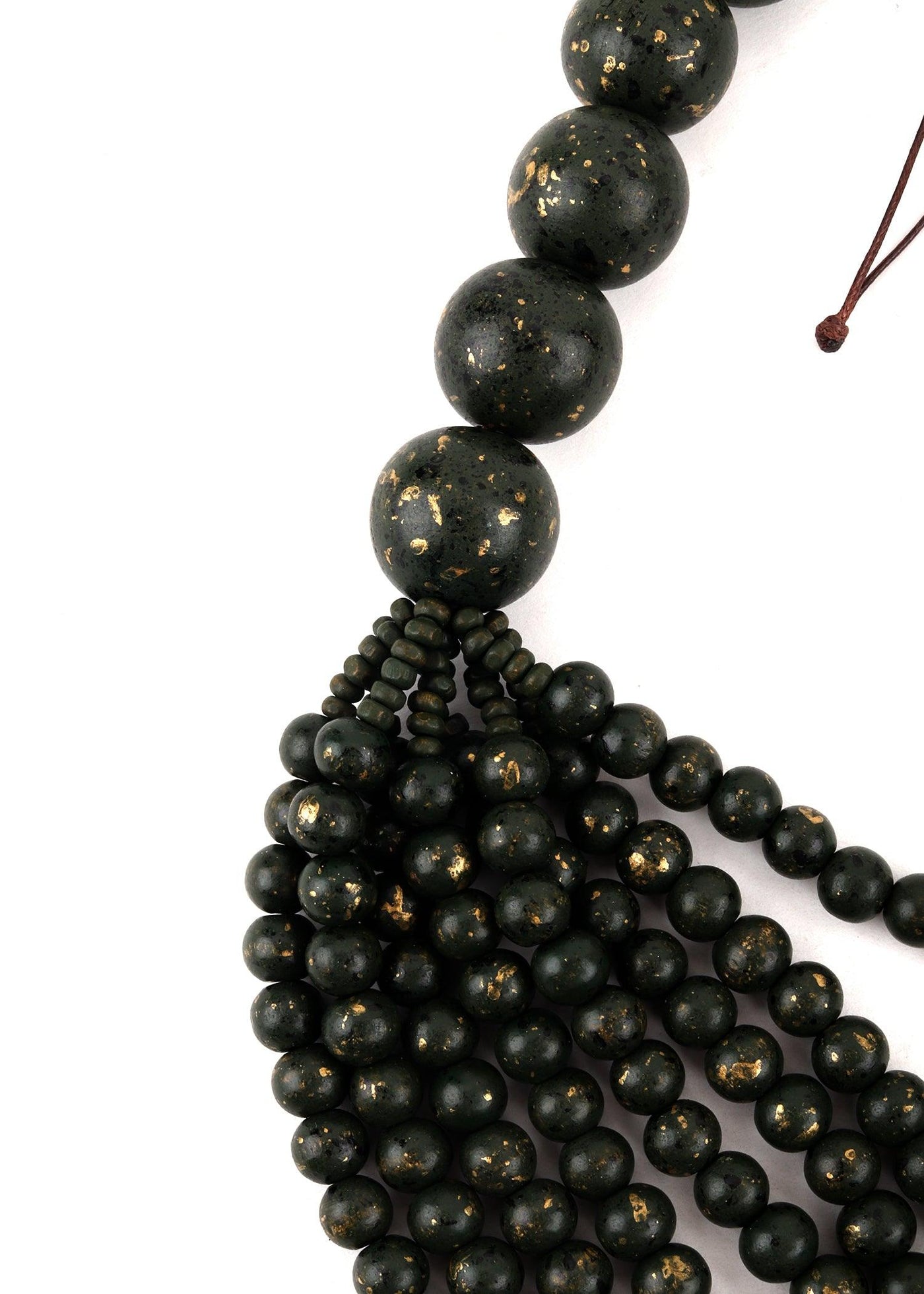 Bold Black Casual Necklace - Odette