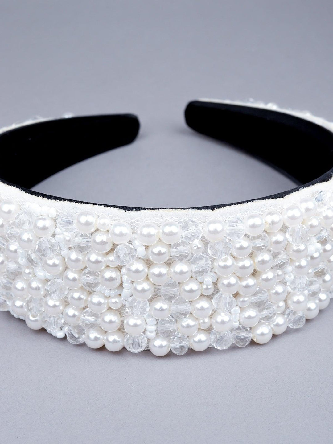 タナカダイスケ White pearl hair band Black White pearl hair band Black【stock】 – tanakadaisuke