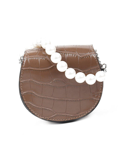Brown Colored Waist Belt Bag - Odette