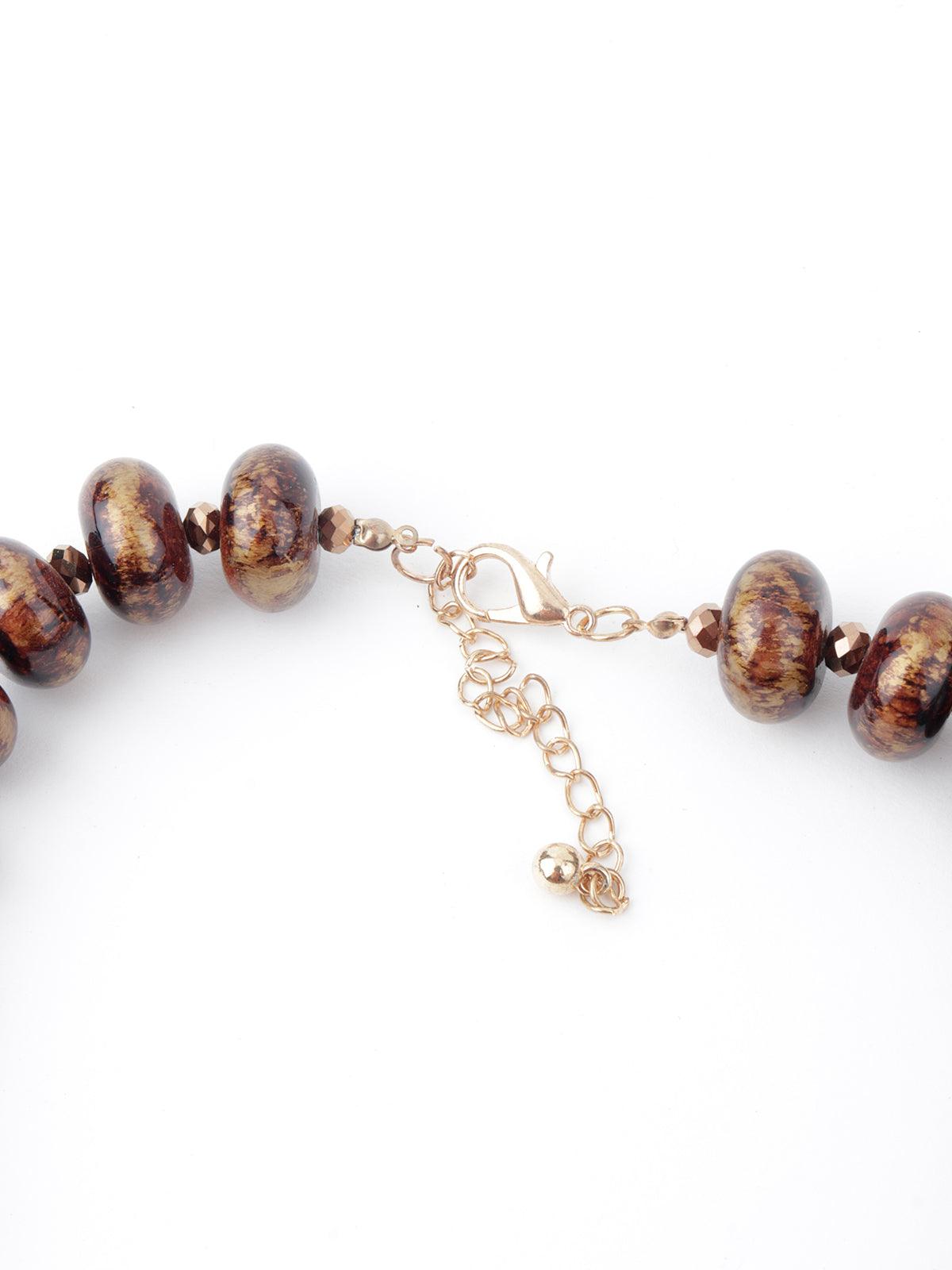 Brown Spring Antique Necklace - Odette