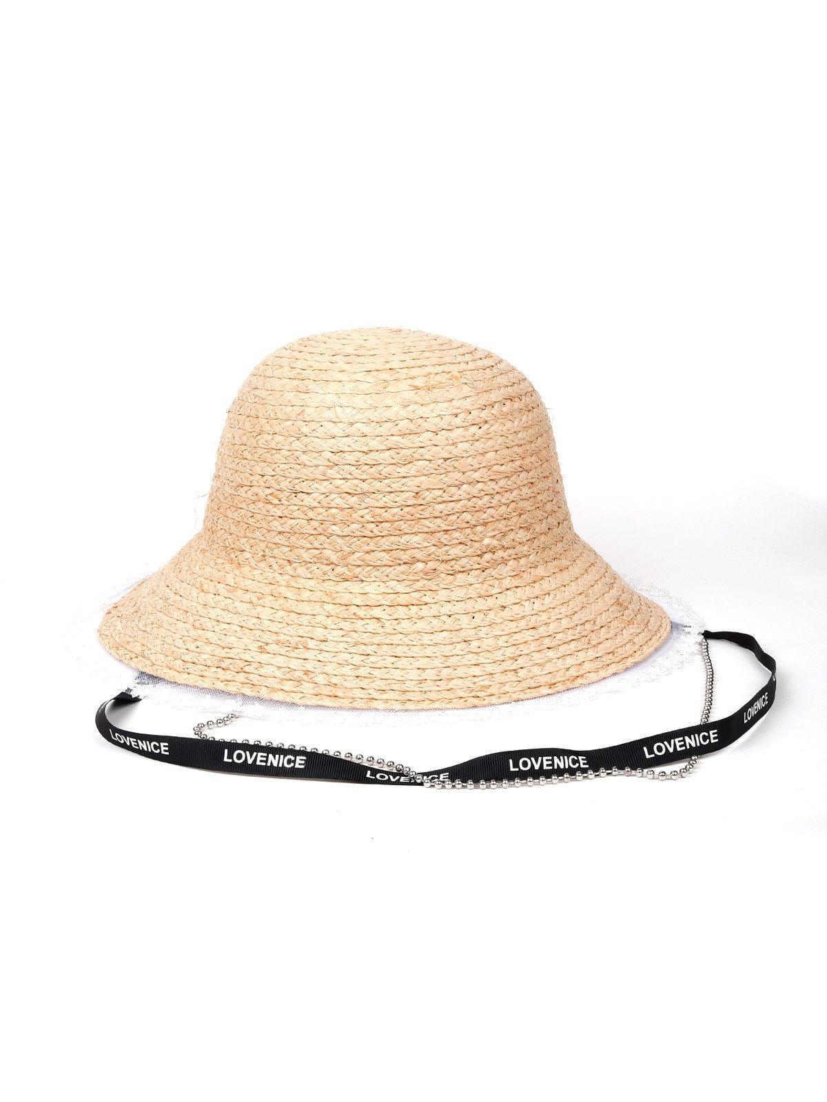 Chain Bucket Hat-Off-White - Odette