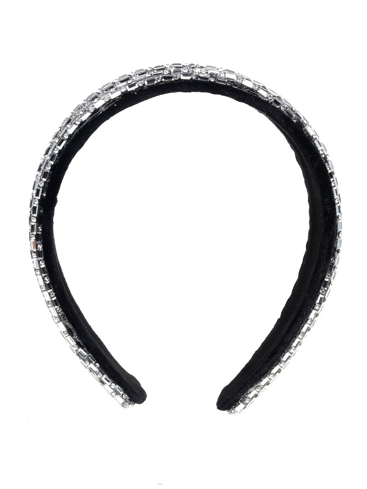 Chunky Double Layered Crystal Hairband - Odette