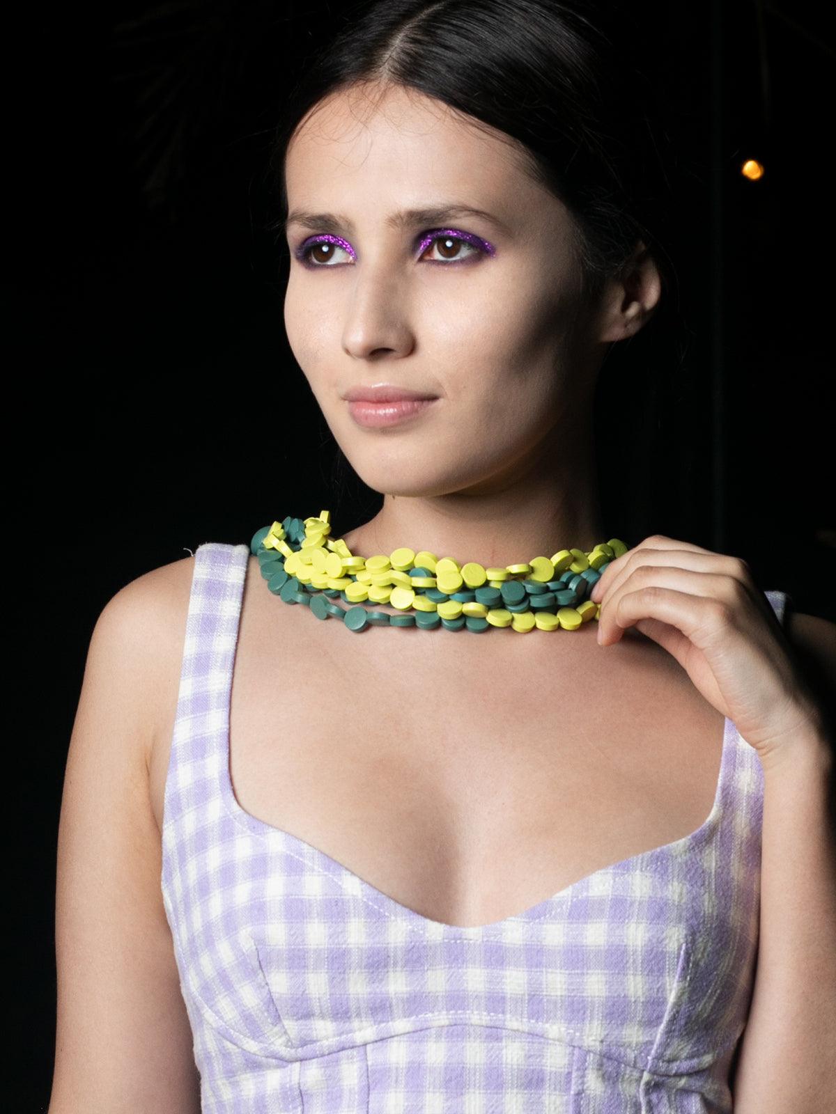 Buy Yellow Necklaces & Pendants for Women by RHEA Online | Ajio.com