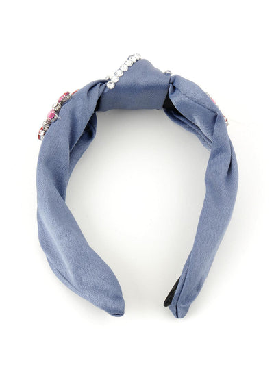 Chunky Multicolored Grey Hairband - Odette
