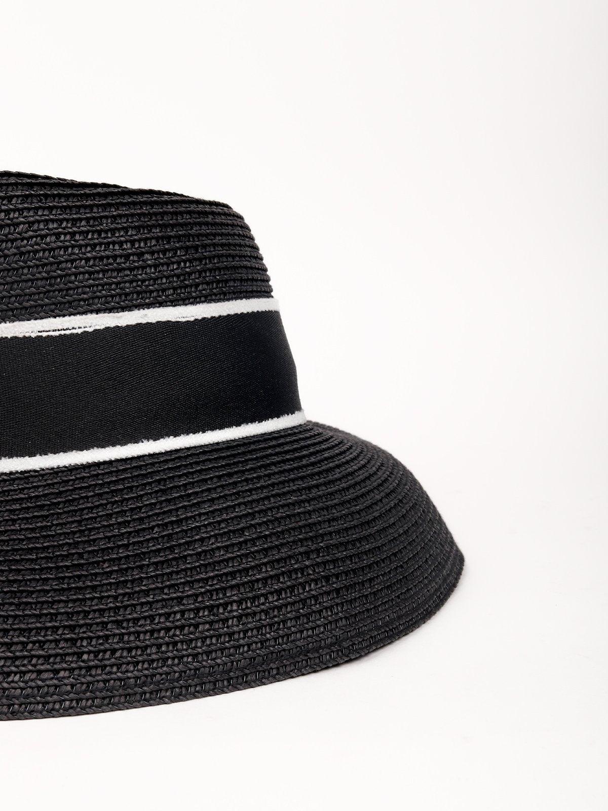 Classic Essential Black Fedora Hat - Odette