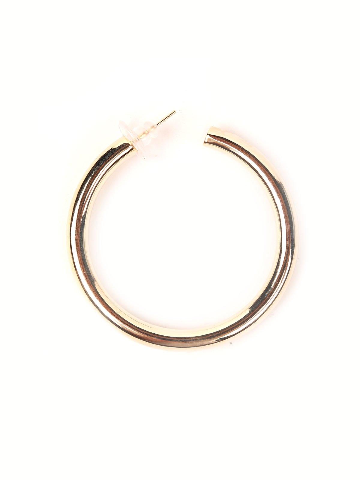 Classic Gold Rounded Hoop Earrings - Odette