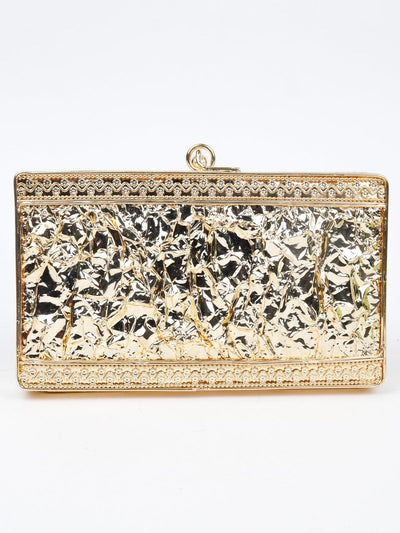 CLASSY PINK EMBELLISHED CLUTCH - Odette