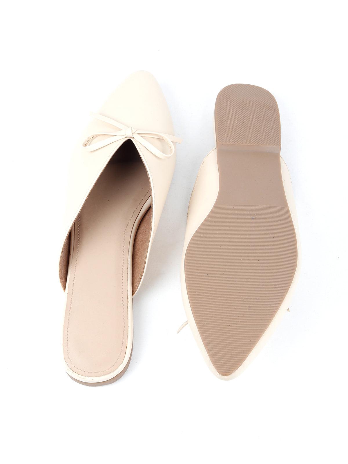 Closed toe best sale mules flat