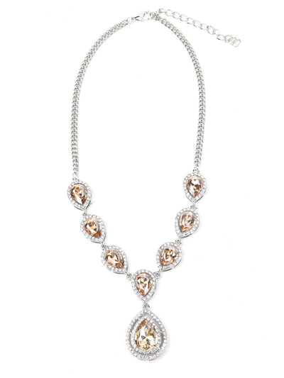 Contemporary rounded studded necklace - Odette