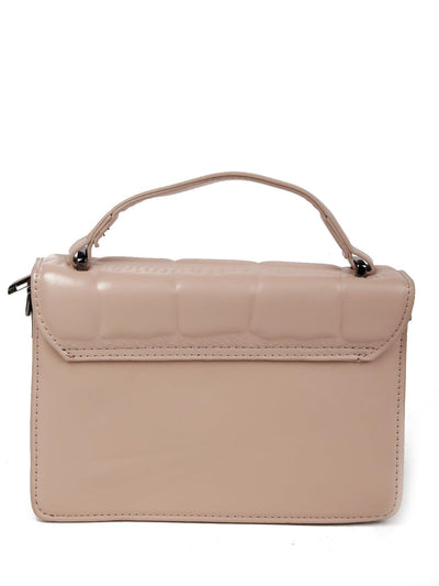 Creamy beige colour sling bag for women - Odette