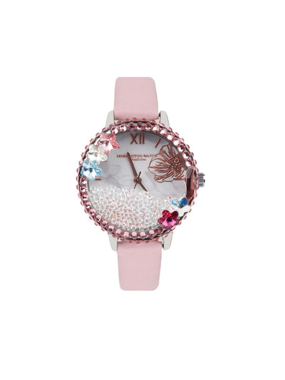 Cute baby pink colour wrist watch for women - Odette