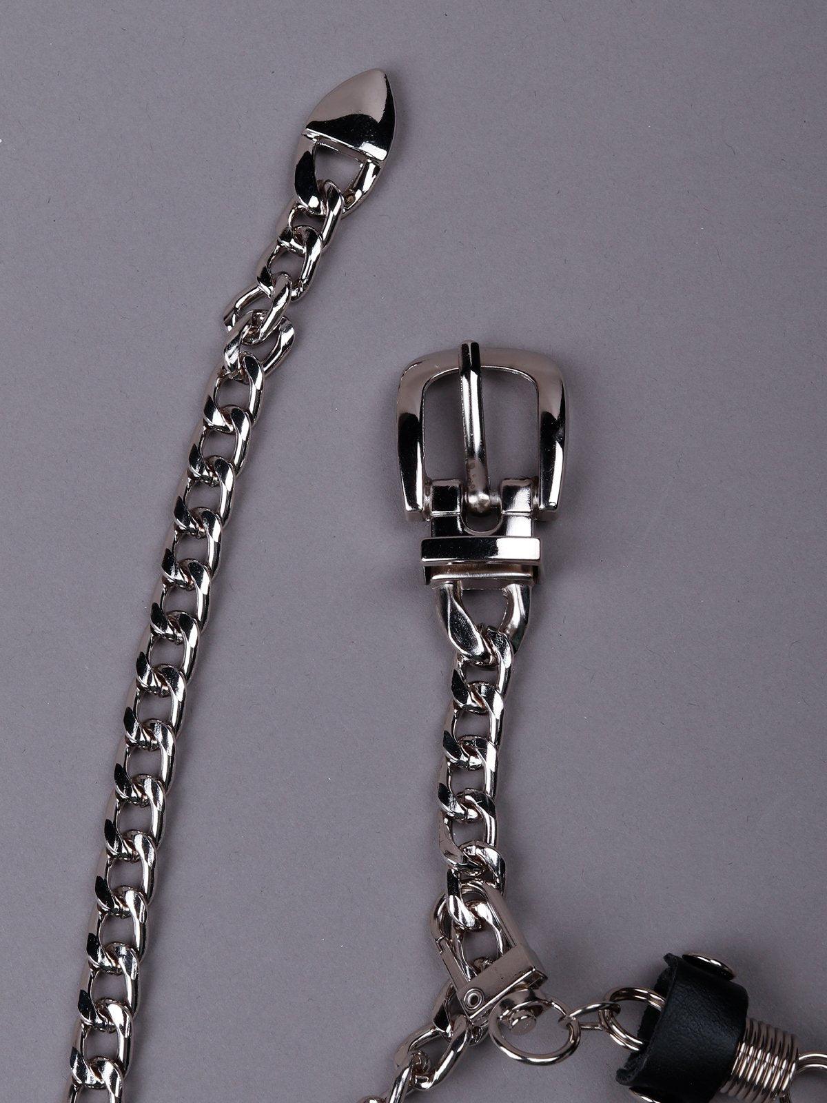 Cute Crystal Basket Designed Chain Waist Belt - Odette
