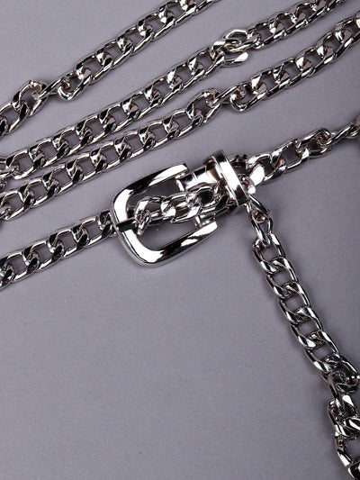 Cute Crystal Basket Designed Chain Waist Belt - Odette