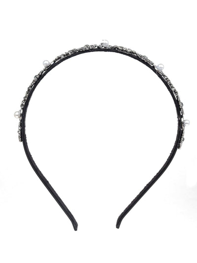 Dark Crystal Tiara Style Hairband - Odette