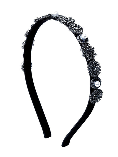 Dark Crystal Tiara Style Hairband - Odette