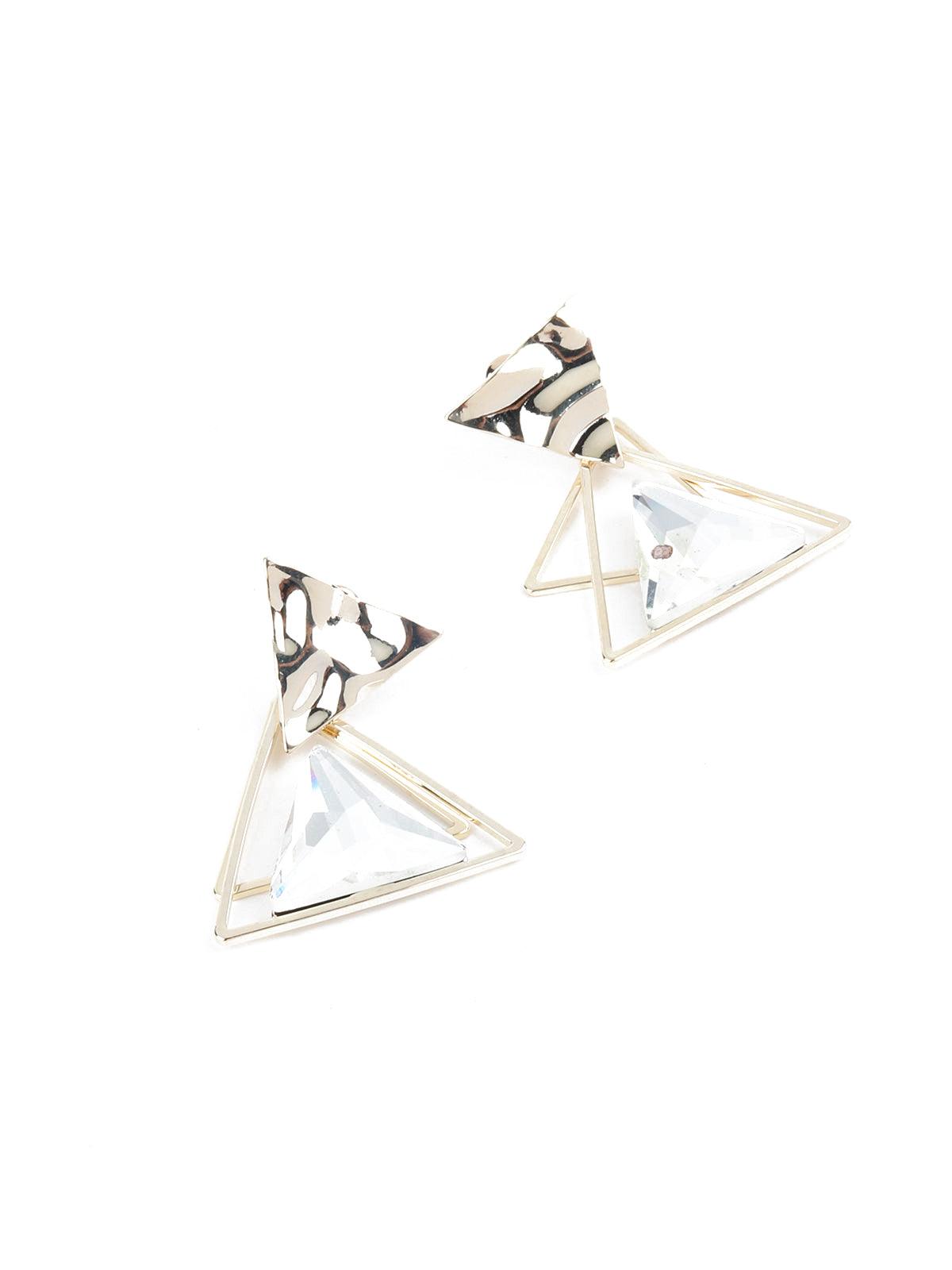 Darlene Geometric Dangle Earrings - Odette