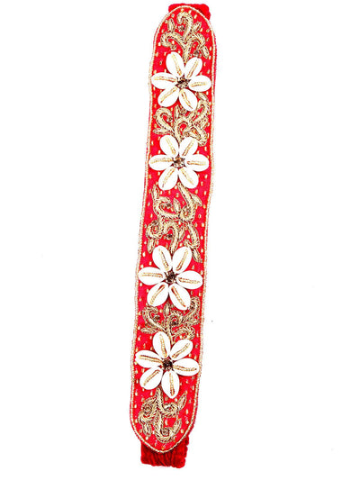 Deep Pink Embellished Shell Belt! - Odette