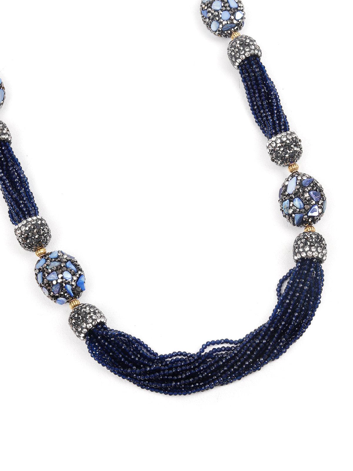 Buy Gold-Toned & Blue FashionJewellerySets for Women by Jewels galaxy  Online | Ajio.com