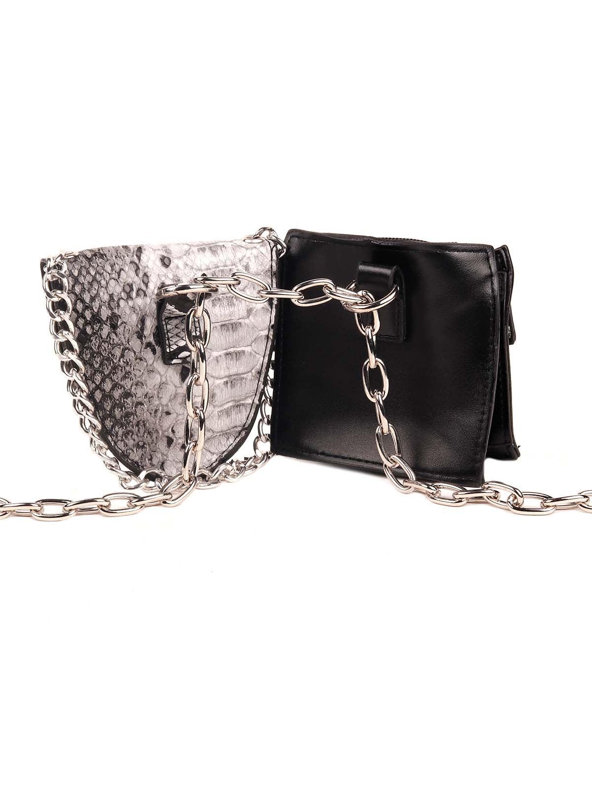 Dual bag waist chain belt bag - Odette