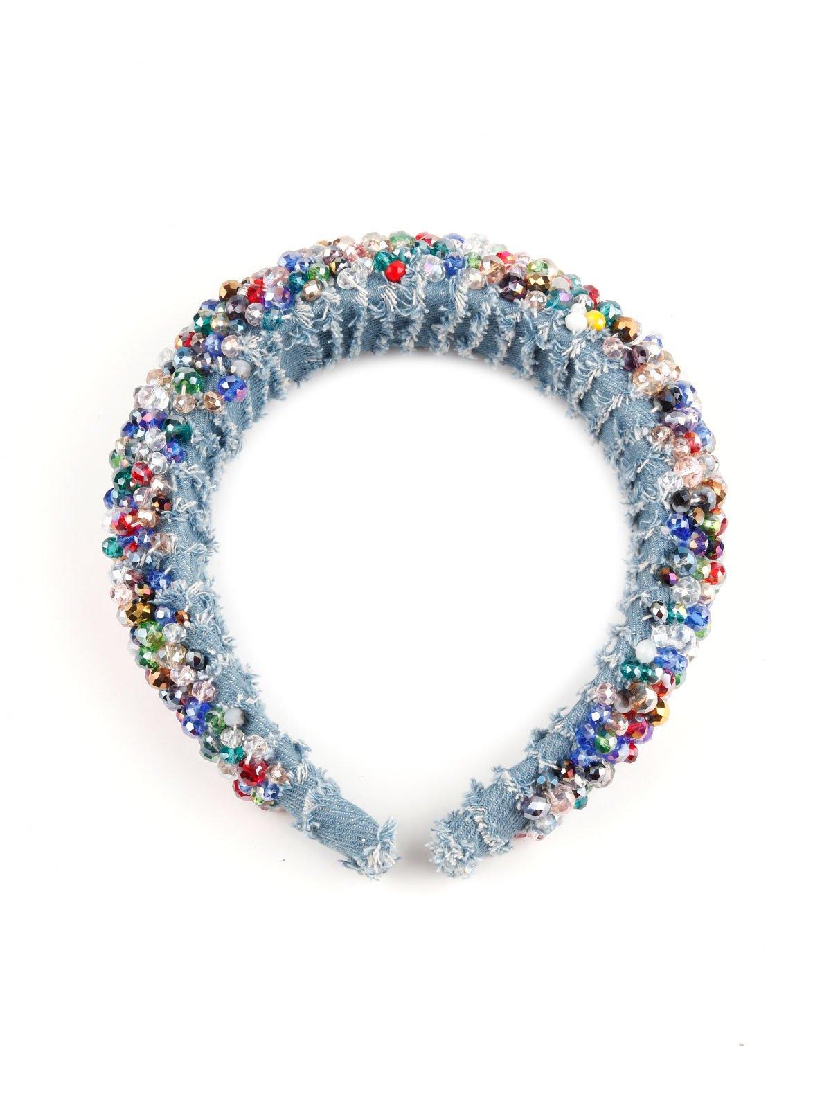 Elegant Blue Band Multi Colour Beads - Odette