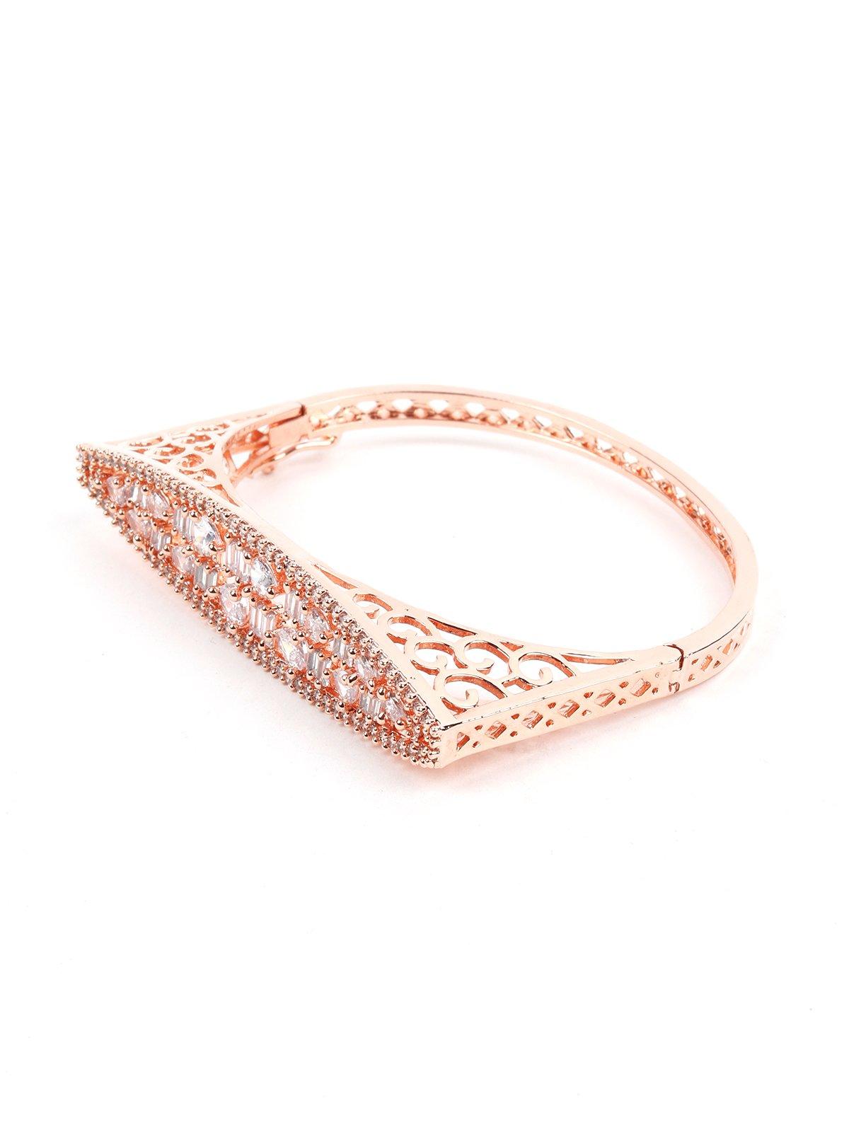 Elegant Crystal-Embellished Bracelet - Odette
