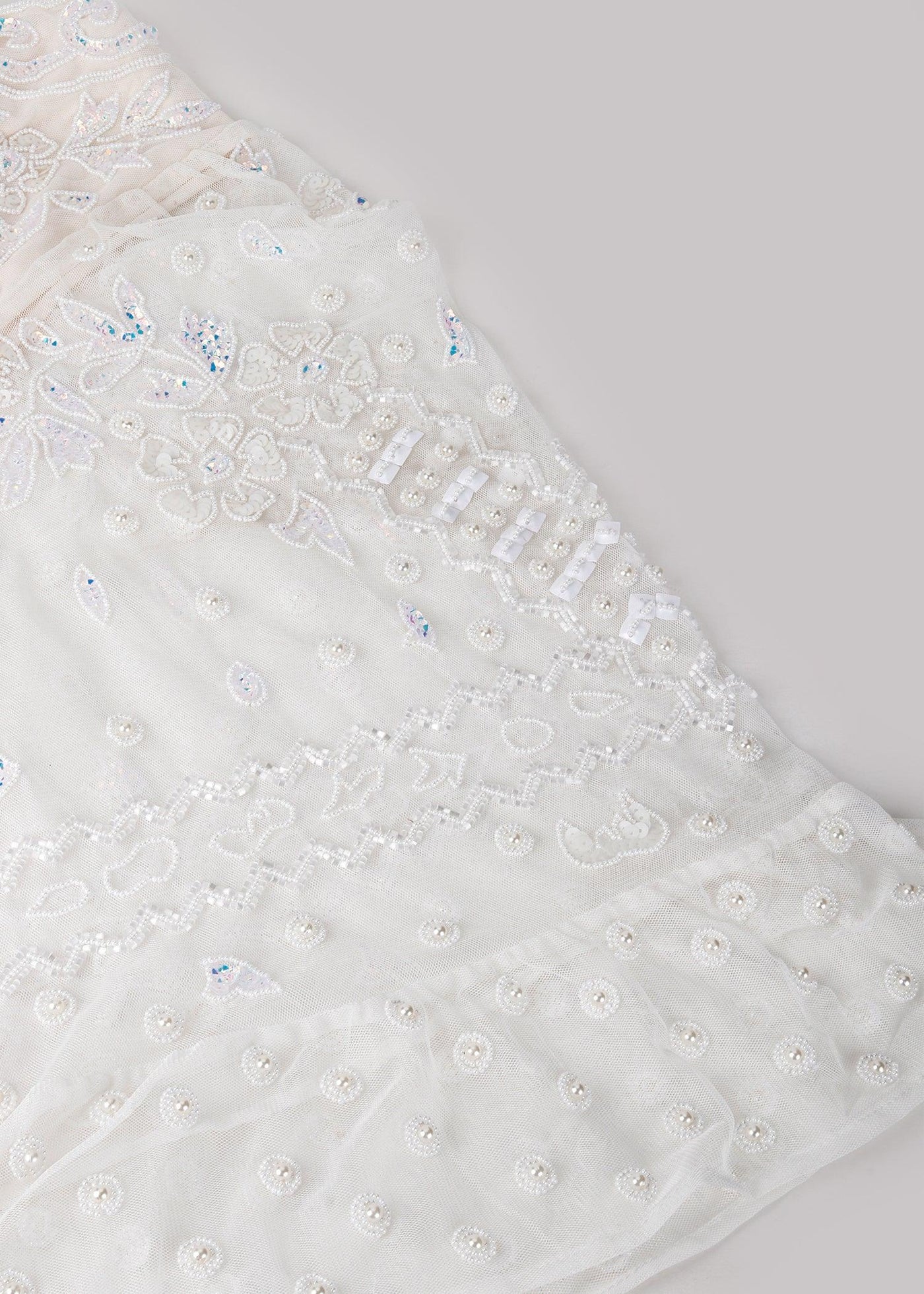 Elegant White Party Dress - Odette