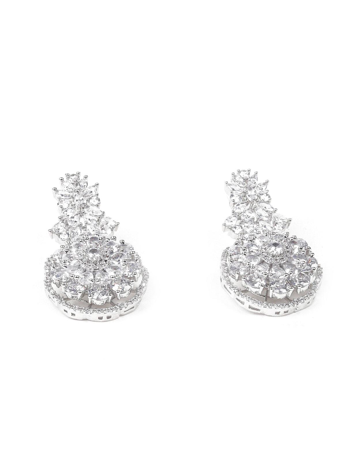 Exquisite Crystal-Embellished Princesses Necklace Set - Odette