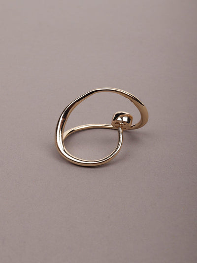 Exquisite designer studded ring - Odette
