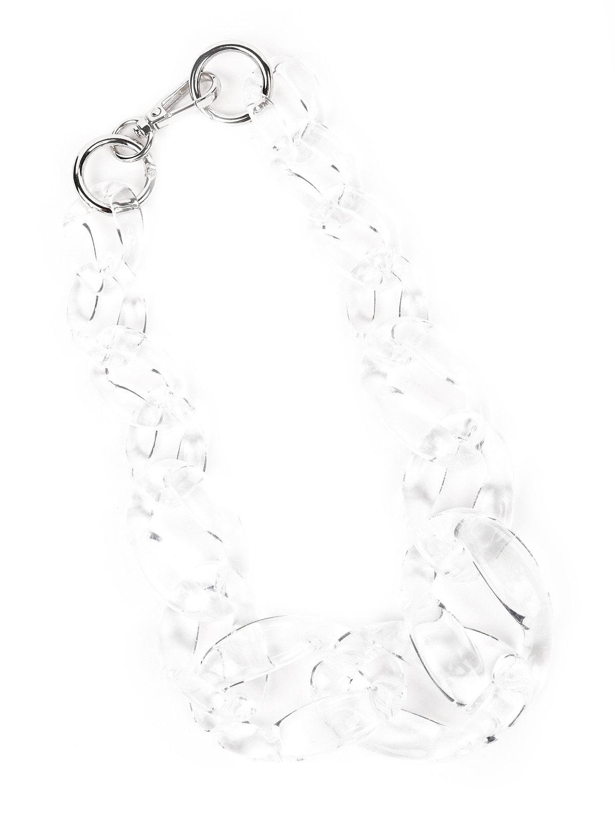 Fashion-Forward Chunky Transparent Necklace - Odette