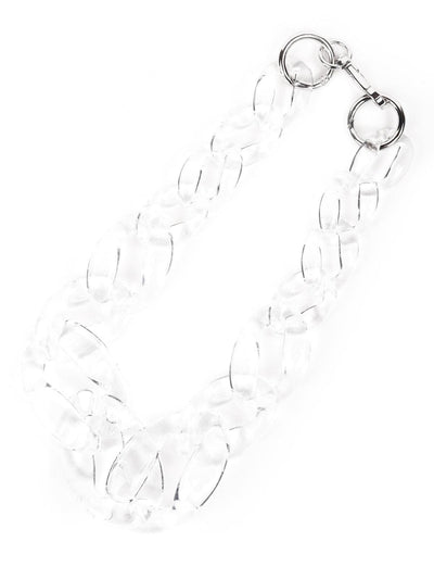 Fashion-Forward Chunky Transparent Necklace - Odette