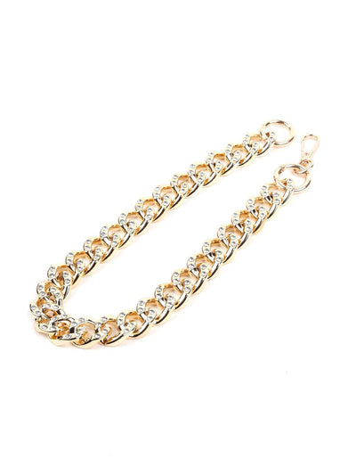 Gold Chunky Interlinked Chain Necklace - Odette