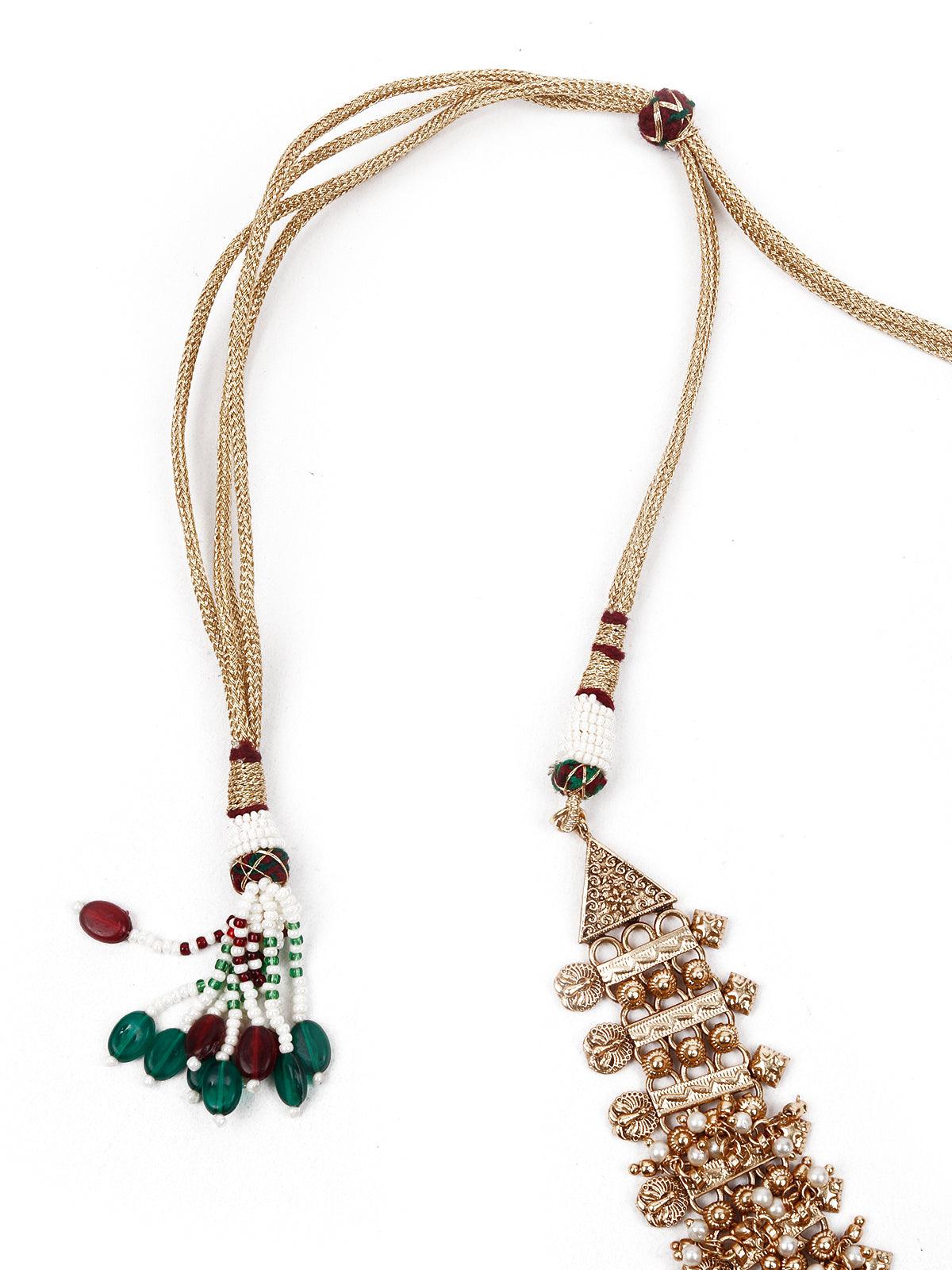 Gold Ethnic Necklace - Odette