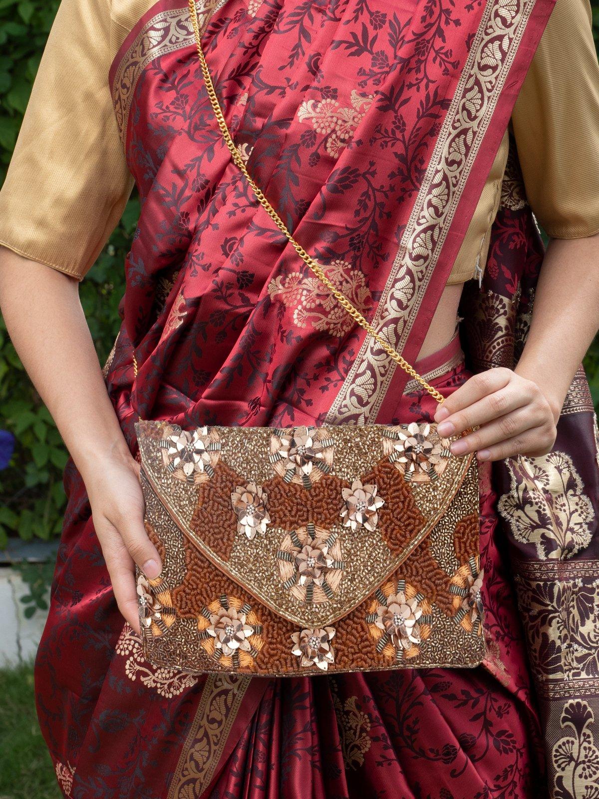 Vinod Handicrafts Handmade Designer Embroidered Rajasthani Clutch/Sling Bag  For Women at Rs 120 | latest design bag latest cream jaipuri designer cl in  New Delhi | ID: 20892978155