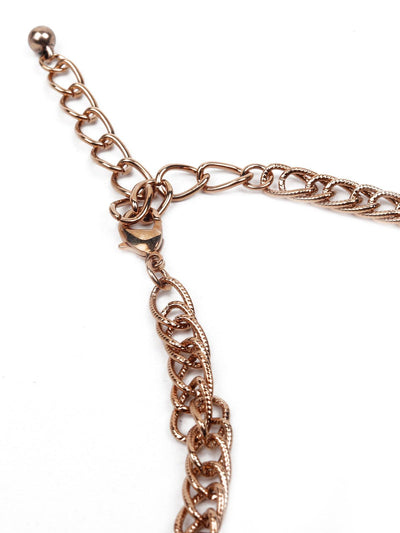 Gold-tone embellished statement necklace - Odette