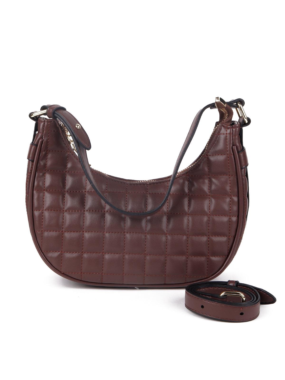 Gorgeous brown shoulder bag - Odette